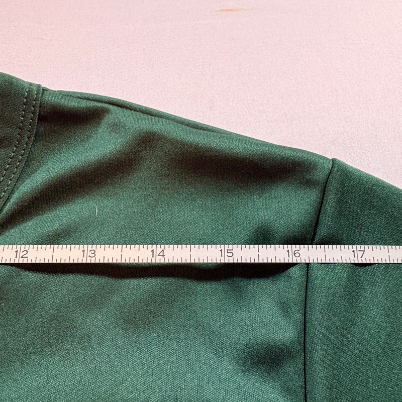 Alleson Athletic Hummus Hitters Baseball Jersey Mens Small Green Henley Shirt gallery
