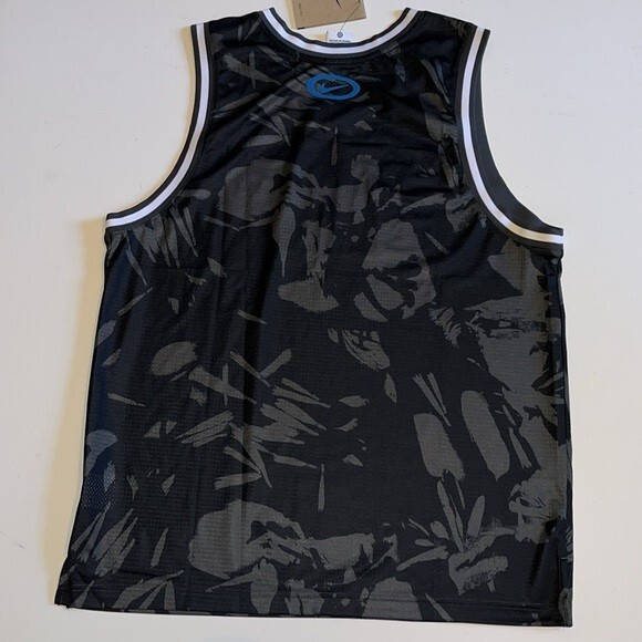 Nike Basketball Jersey Men's L Black blue Hoops FN2688-011 drf-fit DNA NWT $60 gallery