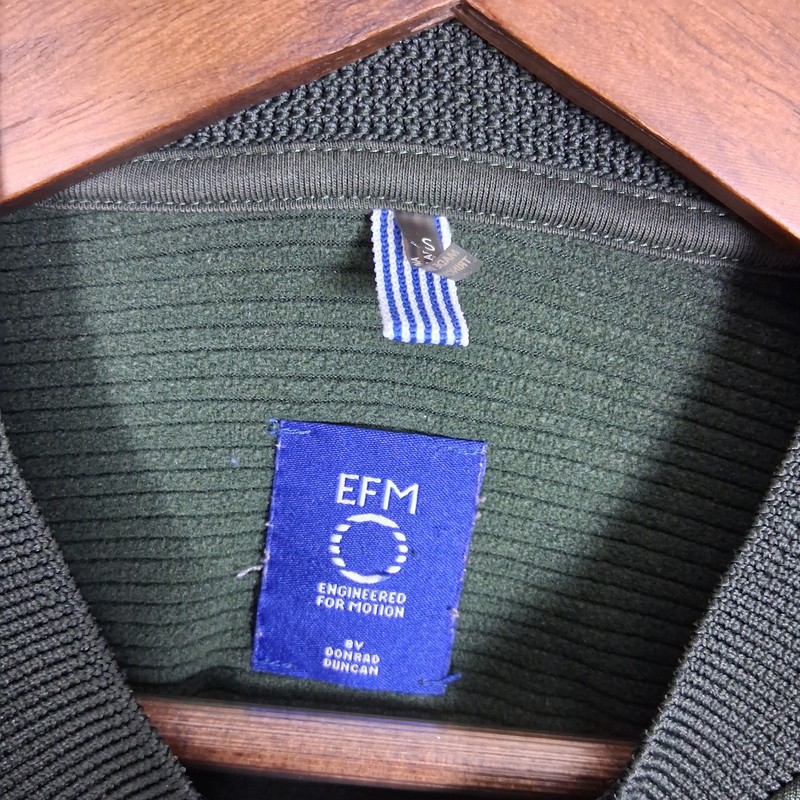 EFM Top Mens Small Engineered For Motion Donrad Duncan Ribbed Athleisure Green gallery