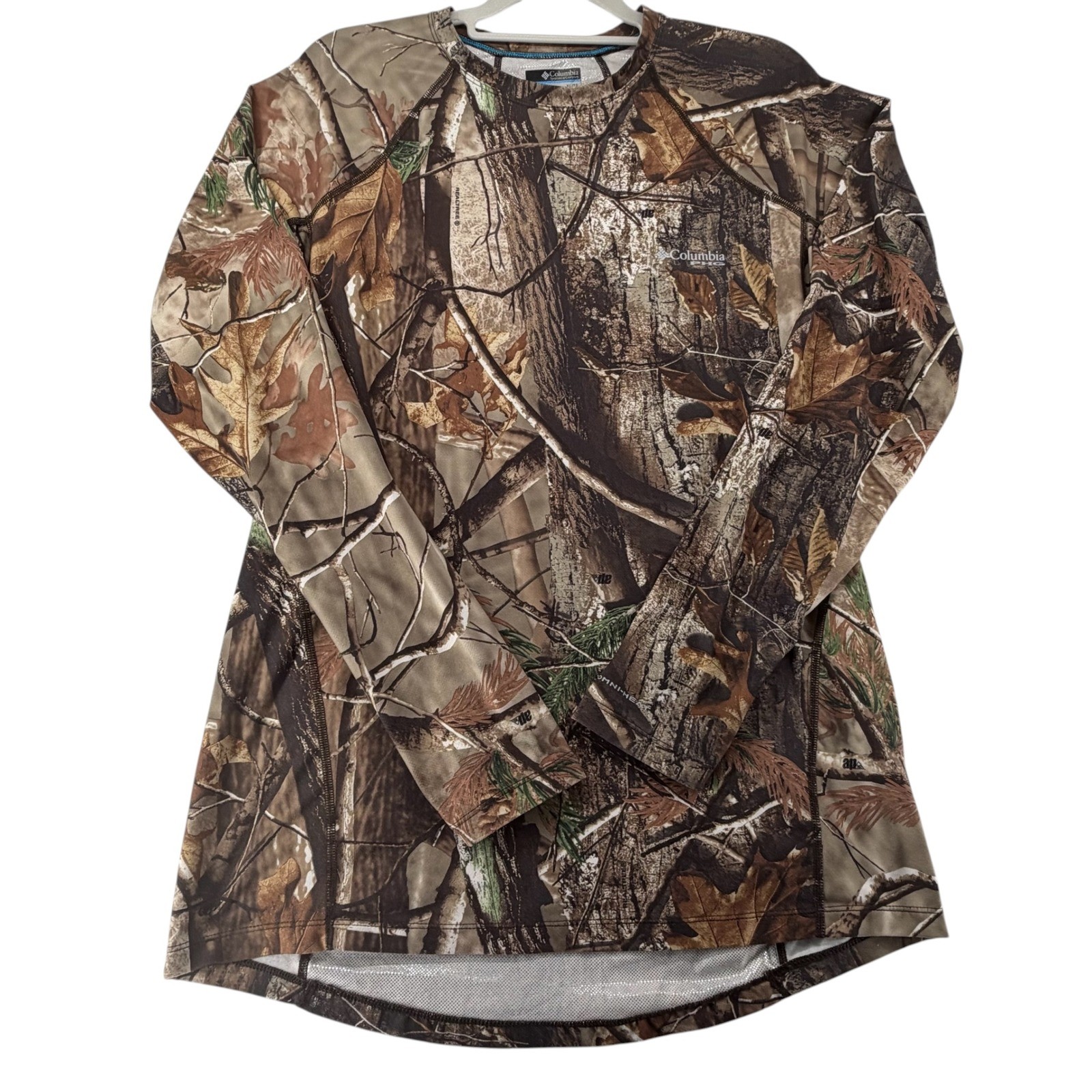 Columbia PHG Omni-Heat Camo Long Sleeve Base Layer Mens XL Realtree Camouflage gallery