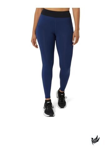 [Asics] Training Wear Dry Pocket Tights 2032C953 Women's Blue Expensive L