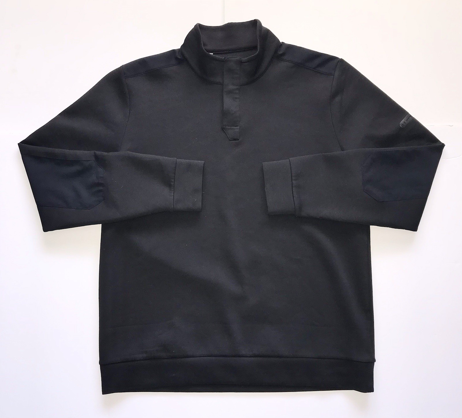 UNDER ARMOUR Sweater Men XL Black 1/4 Button Storm Golf Pullover Fleece Coldgear gallery