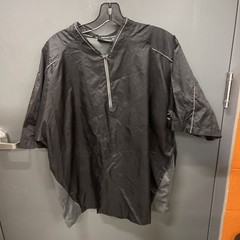 Mens Mizuno Team Wear Black Half Sleeve Wind Breaker Sz M
