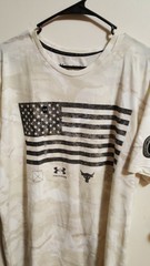 3–Under Armour Men’s Project Rock Vet Day Flag Short Sleeve T Shirts XL