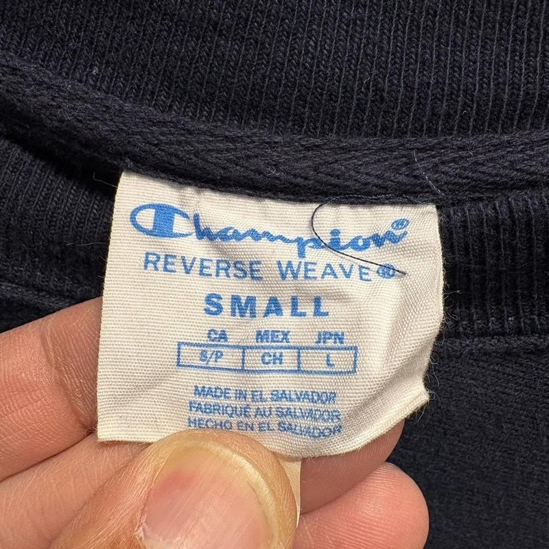 Champion Men's Navy and Blue Top gallery