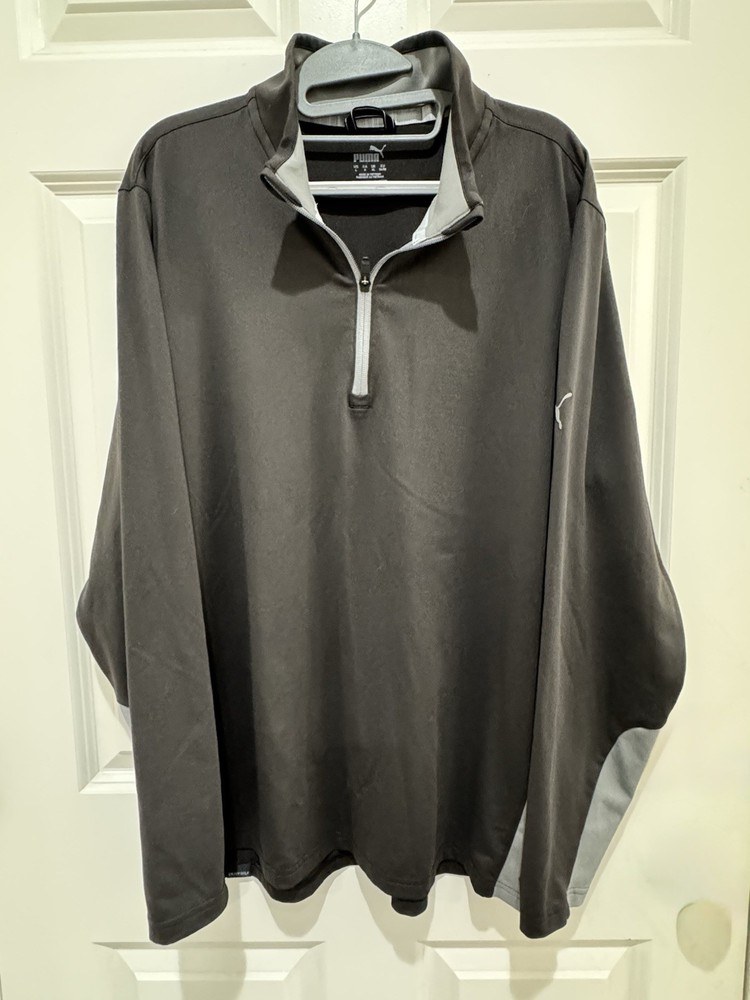 Puma quarter zip pullover dri-fit Men’s Long Sleeve Shirt Size L