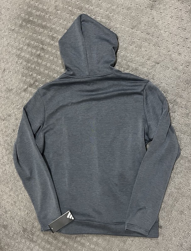 Adidas Elevated Pullover Hoodie Crew Navy ADVR0902 Men’s Size Large gallery