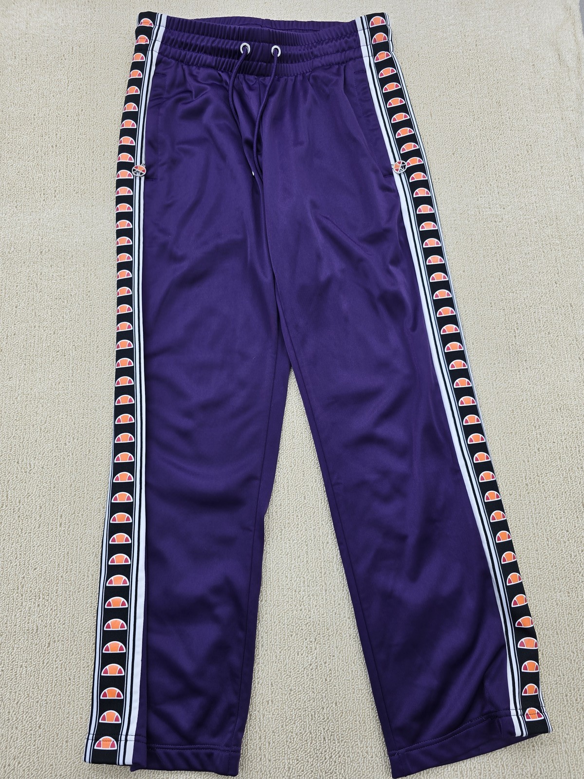 Ellesse Heritage Track Pants Womens Purple Striped L gallery