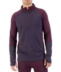Mons Royale Men’s Olympus 3.0 LS Half Zip Baselayer Shirt – Men’s Small