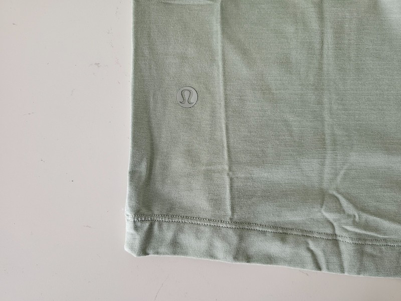NWT LULULEMON FOGN Light Green Evolution SS Polo Top Golf Shirt Men's Medium gallery