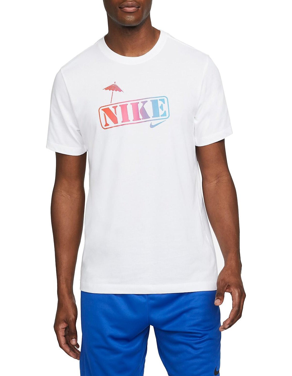 Nike Men's Dri-Fit "Party at the Rack" T-Shirt in White, Diff. Sizes, DM5688-100 gallery