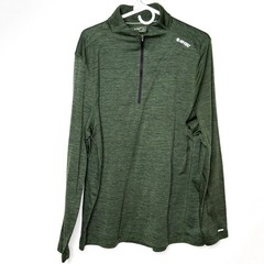 Hi-Tec 1/4 Zip Pullover Green XL Men’s Performance Athletic Hiking