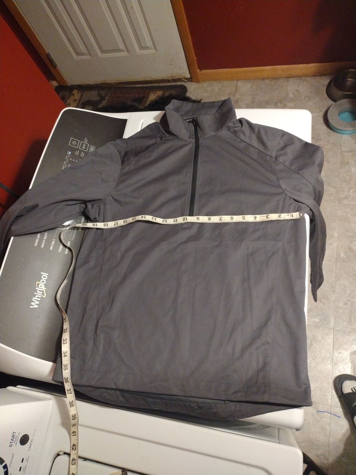 Men's Port Authority 1/4 Zip Poly Pullover Size S gallery