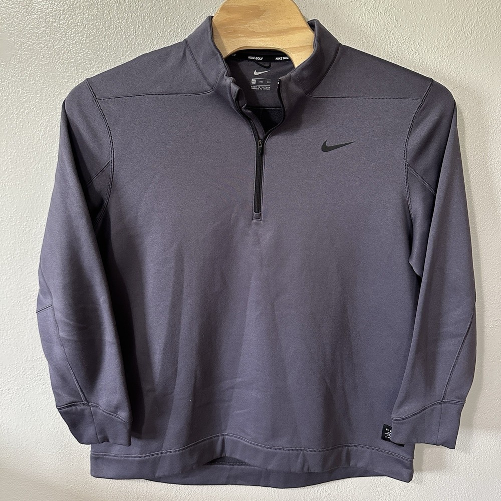 Nike Golf Therma Repel 1/4 Zip Pullover Men’s Size XXL Purple Gray Sweatshirt