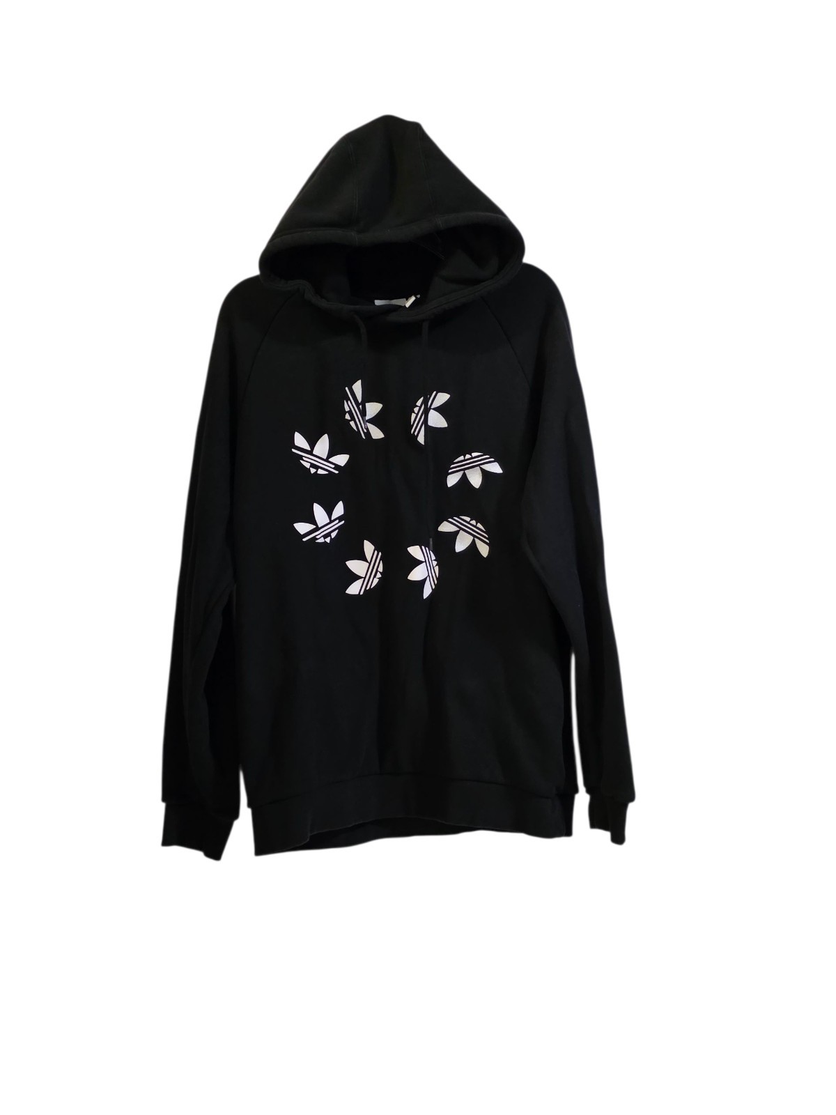 Adidas Adicolor Shattered Trefoil Hoodie Hooded Sweatshirt Black Medium gallery