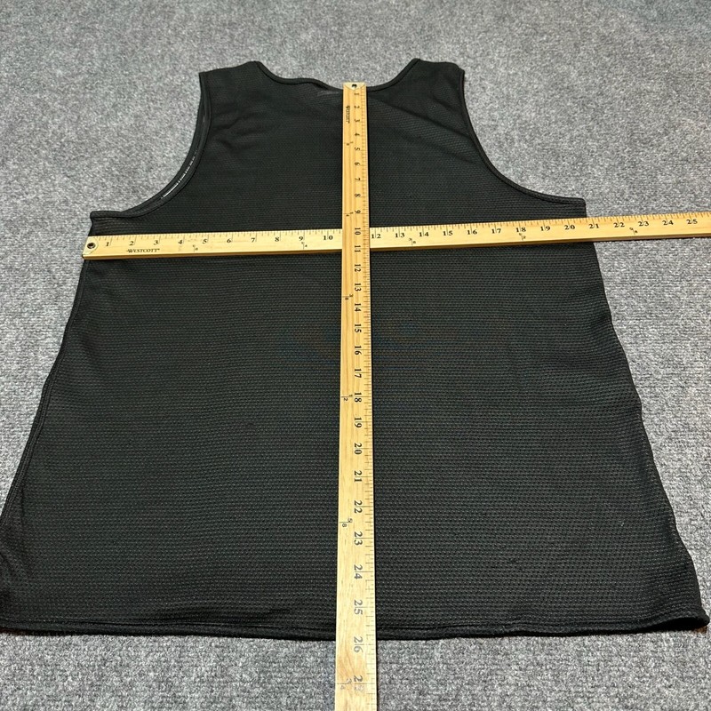 Warrior Shirt Mens Large Black White Mesh Tank Top Reversible Lacrosse gallery