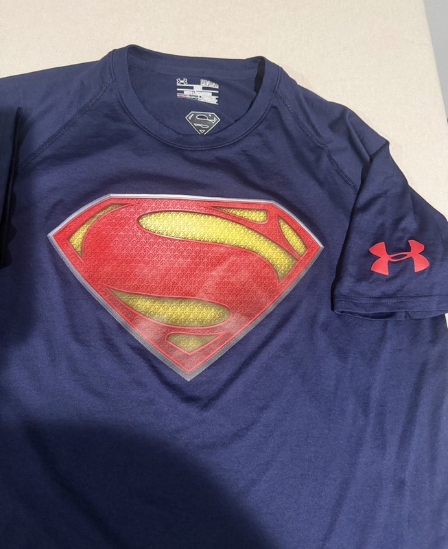 Under Armour Superman Alter Ego T-Shirt Mens Med DC Comics Exercise Training gallery