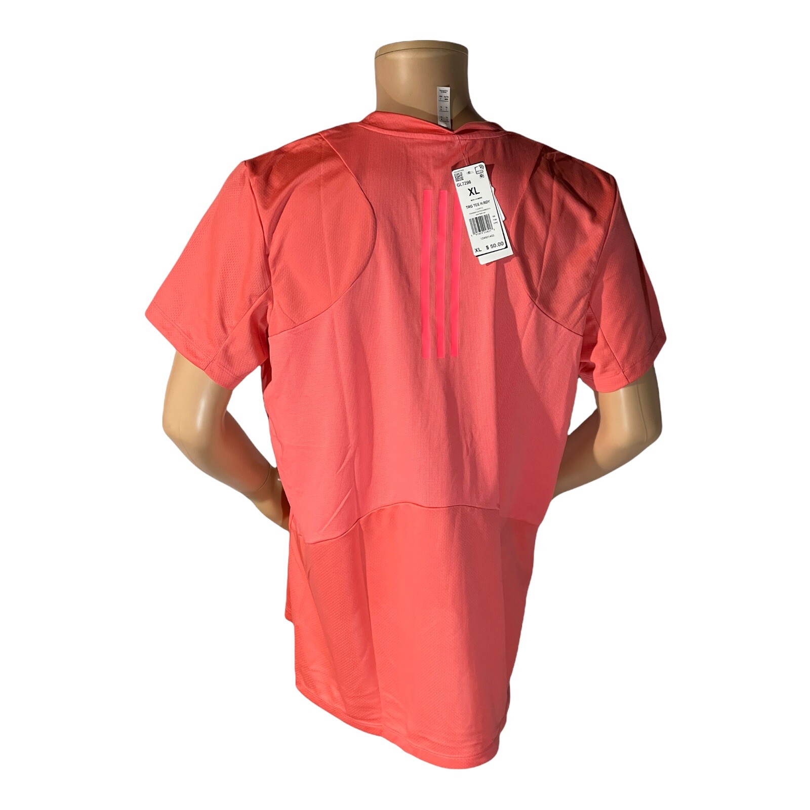 Mens Adidas Heat.Rdy Training Tee Shirt Red GL7296 Sz Medium NWT $50 gallery