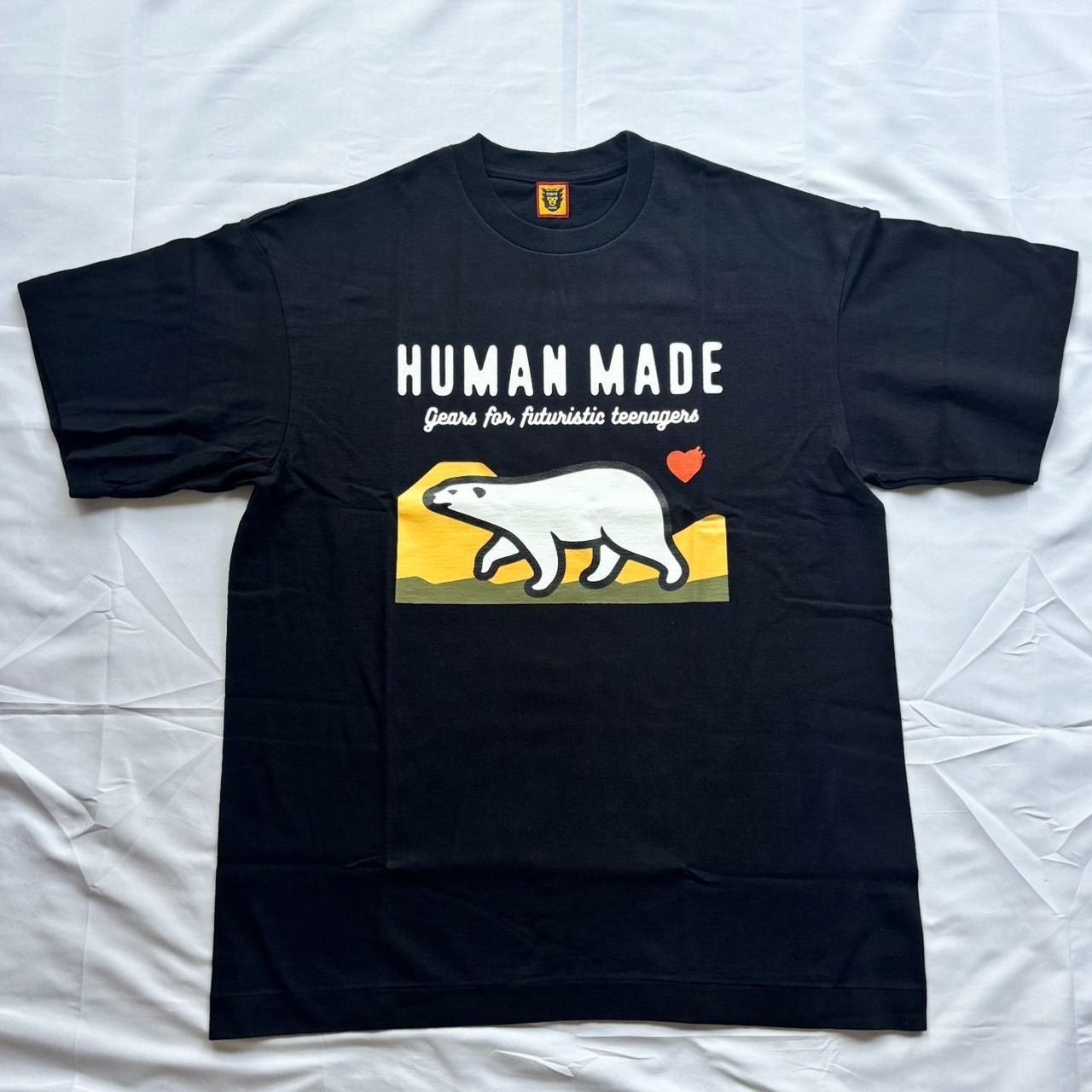 HUMAN MADE Polar Bear Graphic T-Shirt Black L Size Human-Made Polar Bear gallery