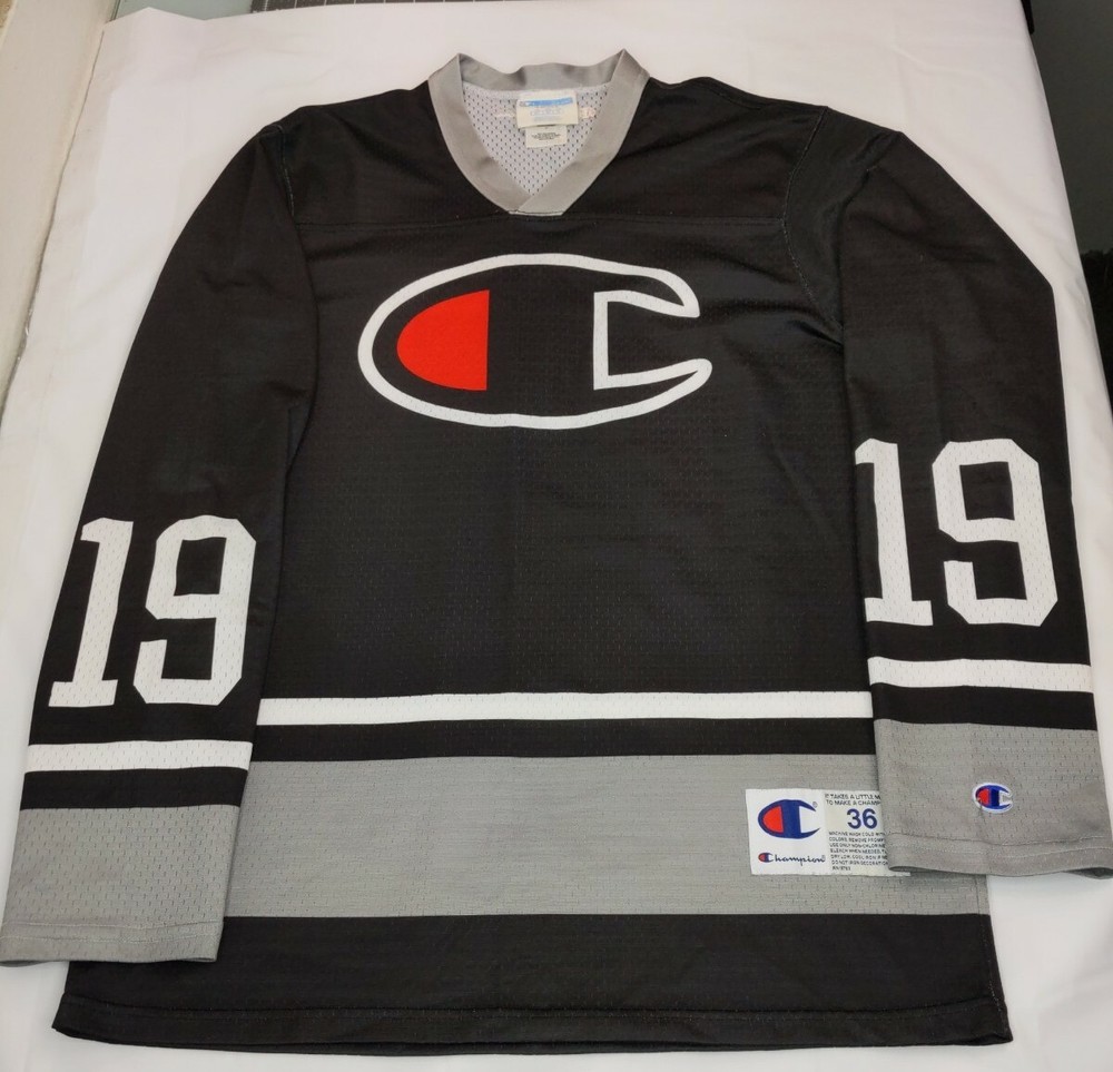 Vintage 90's CHAMPION #19 Lightweight Polyester Jersey Size Men's Small EUC!