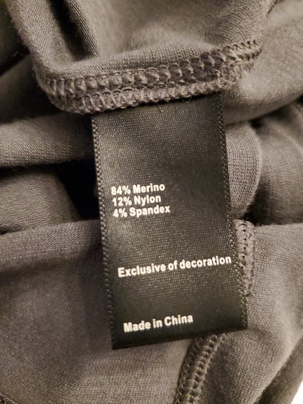 PROOF MERINO LONG SLEEVE HOODY BRAND NEW NO TAGS MEDIUM MAGNET GRAY gallery
