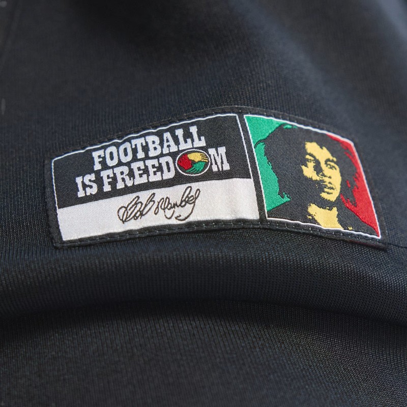Men's Adidas Originals Black Jamaica X Bob Marley Rasta Track Top Jacket New gallery