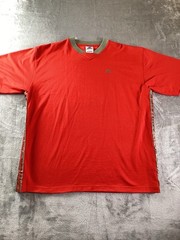 Adidas Soccer Futbol Jersey Men’s Large Y2K Red And Gold 3 Stripes Logo