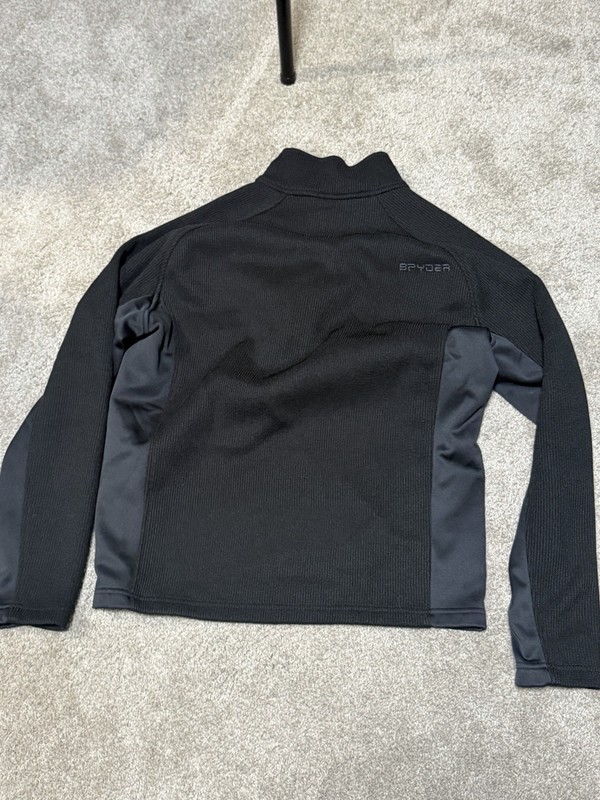 Spyder 1/2 Zip Pullover Jackets Lot of 2 Men’s Large Blue & Black EUC gallery