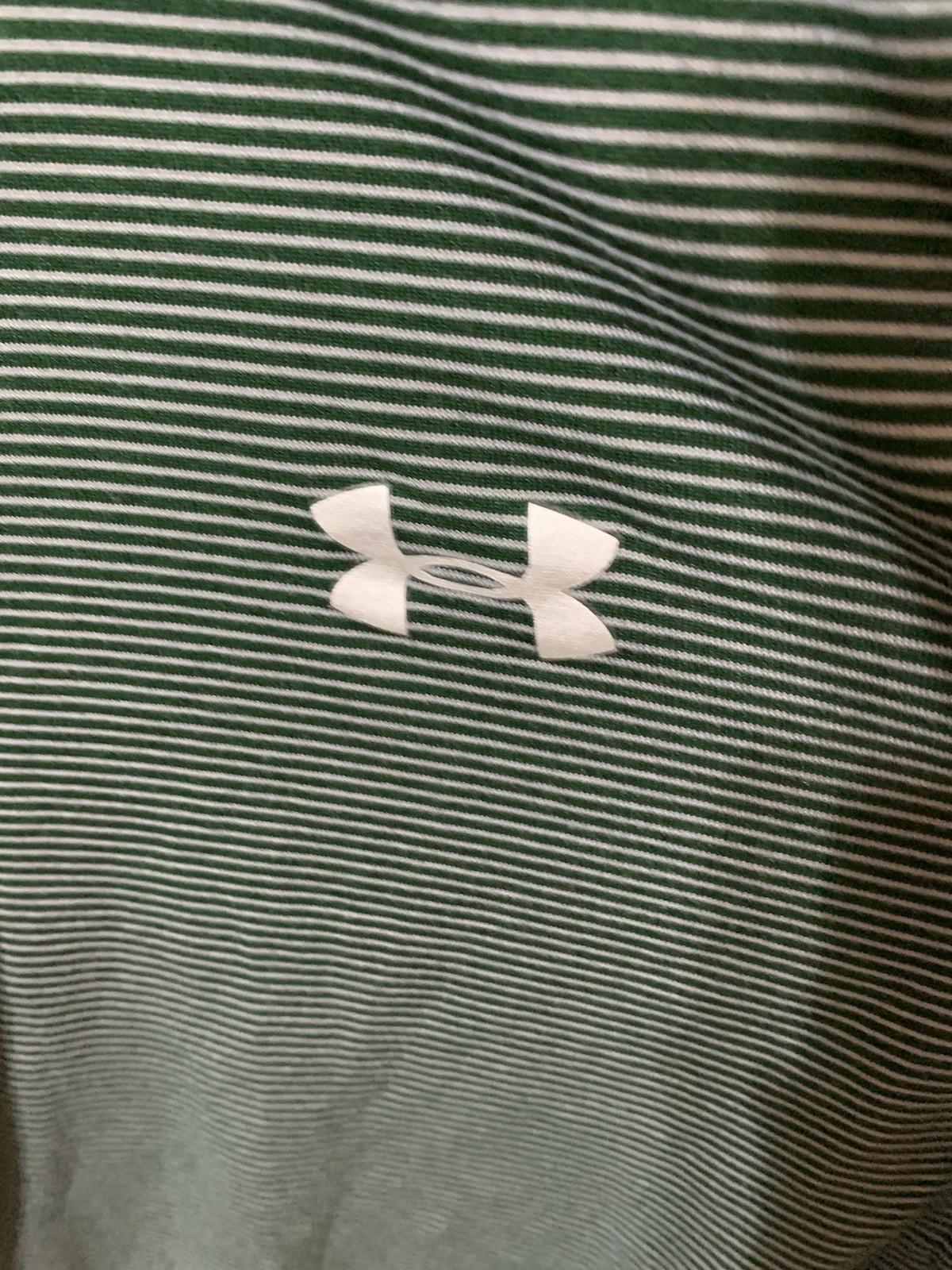 Under Armour Tech Stripe 1/4 Zip Pullover – Forest Green – Size Small gallery