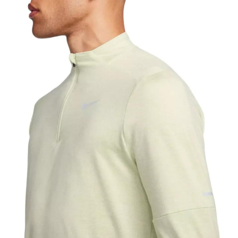 Nike Men's Dri-Fit Element Half-Zip Running Shirt Luminous Green DD4756-331 Sz M gallery
