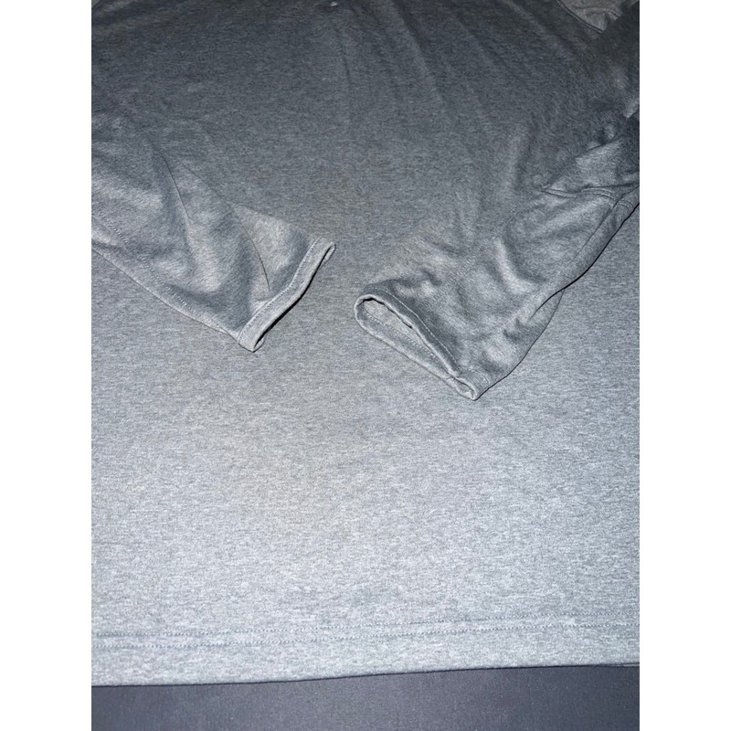 Under Armour Mens HeatGear Quarter Zip Pullover Gray Loose Fit Large LG G G gallery