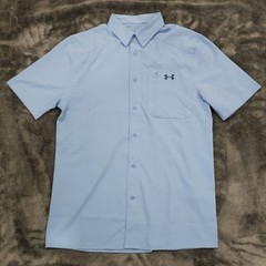 UNDER ARMOUR Drift Tide 2.0 Mens SZ Small Shirt Carolina BLUE Casual Outdoors