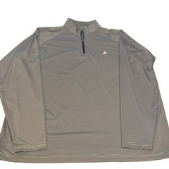 Holderness & Bourne Pullover Mens XL Blue Dry Luxe Performance Tailored Fit