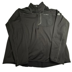 Eddie Bauer First Ascent Free Heat Full Zip Jacket Men’s XL Tall Black Outdoor