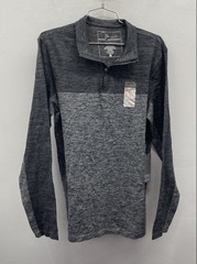 Marc Anthony Men’s Gray Heather 1/4 Zip Pullover Slim Fit Colorblock NWT Sz M