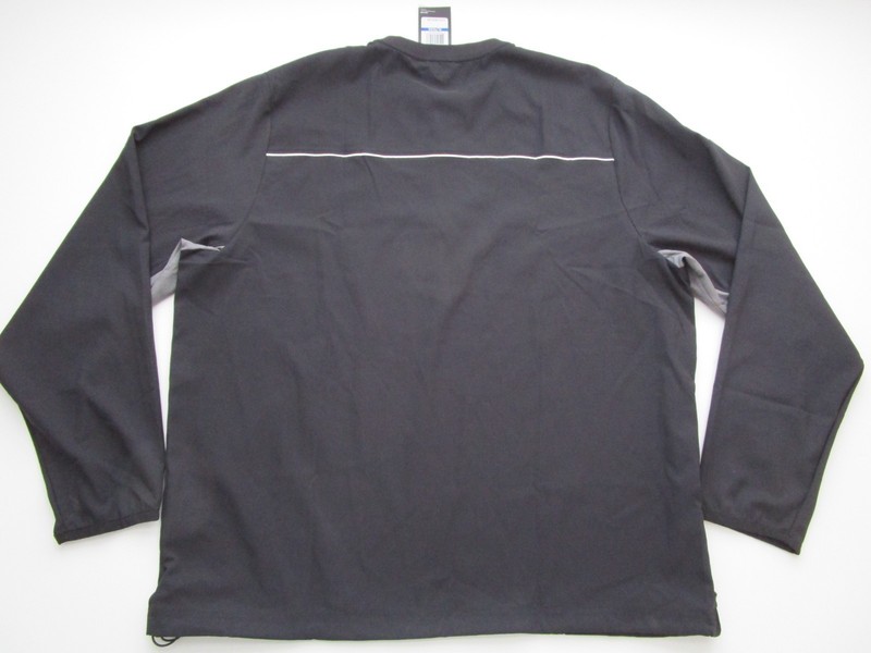 Mens XL Under Armour Windshirt Long Sleeve 1/4 zip pullover black gallery