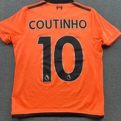 Liverpool 2017 2018 Third Coutinho Football Jersey Youth Medium 134 New Balance