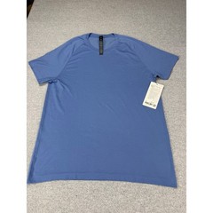 Lululemon Metal Vent Tech Short Sleeve Shirt Blue XL LM3FG2S MSRP $78