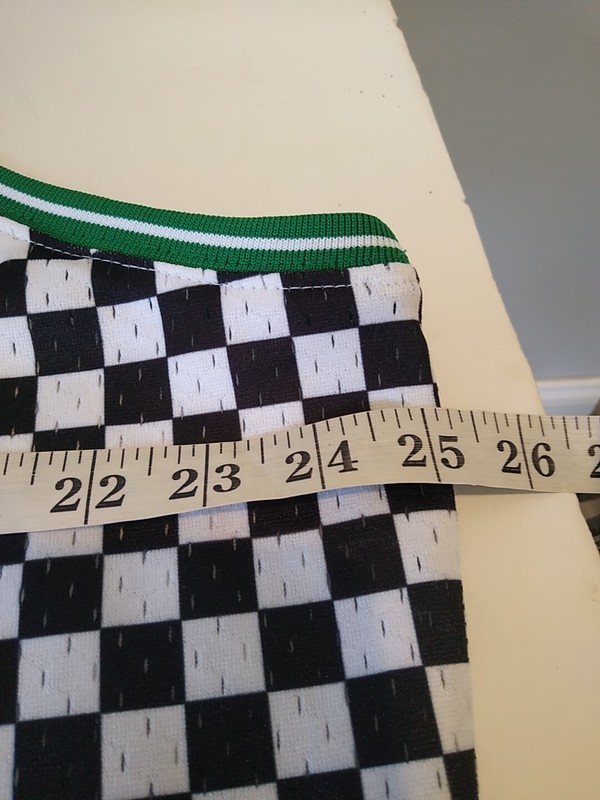 Boston Celtics Mitchell & Ness NBA Jersey XL Checker Black White Green New gallery