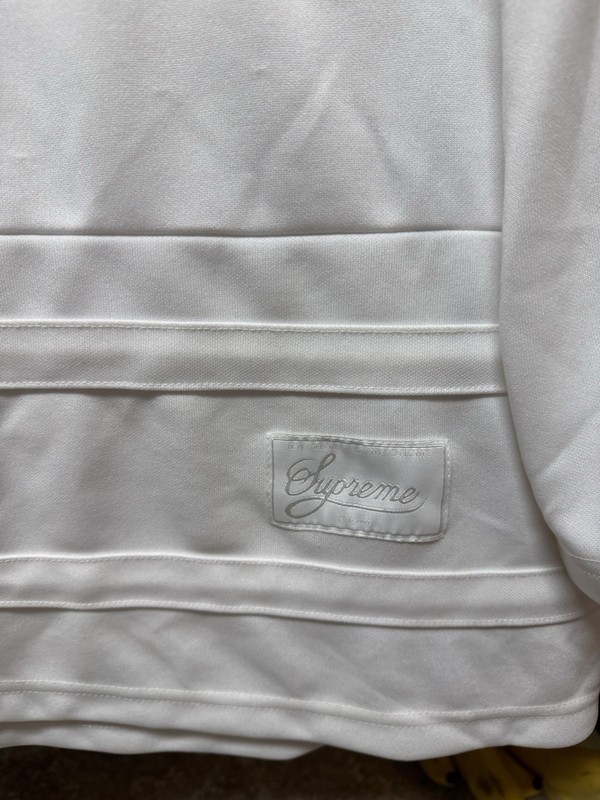 FW17 New Supreme Scarface Mens Hockey Jersey in White Montana Size L 83 Large gallery