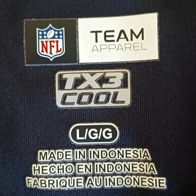 NFL Team Apparel Las Vegas Raiders TX3 Cool Long Sleeve Performance Shirt Mens L gallery