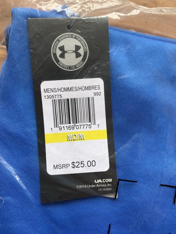 BRAND NEW Men's Under Armour SS Locker Room Tee 2.0 #1305775 Royal - SIZE MEDIUM gallery