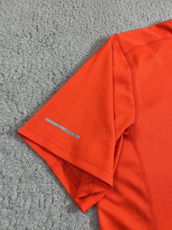 Everlast Shirt Mens XL Orange Everdri Athletic Fit Bloke Lad Core Logo Reflector gallery