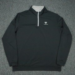 Peter Millar Pullover Mens XL Perth Performance Quarter Zip Golf Fever Tree