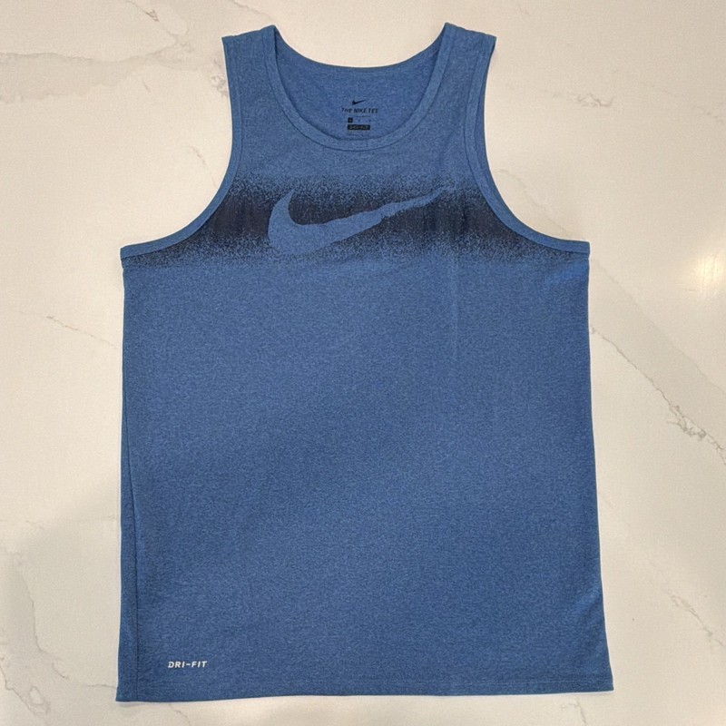 Nike Dri-FIT Men’s L Sleeveless Tank Top Crew Neck Multicolor Polyester gallery