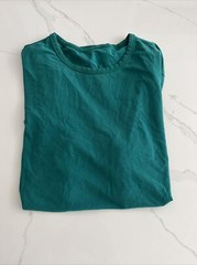 Lululemon Mens M 5 Year Basic Tee Shirt Short Sleeve Green Solid