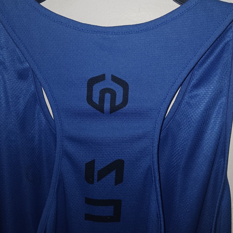 Neleus Y Back Muscle Tank Top Blue Mesh Polyester Breathable Men Size XL gallery