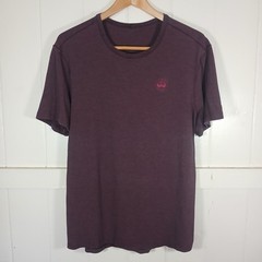 Lululemon Waialae Country Club T-Shirt Mens M Purple Heathered 5 Year Basic
