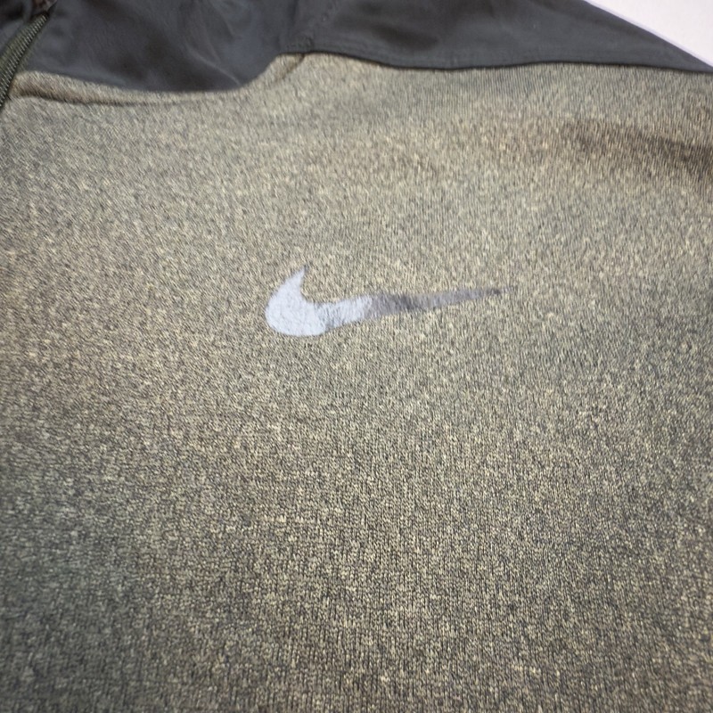 Nike Golf Dri-Fit 1/4 Zip Pullover Size Large Green And Black gallery