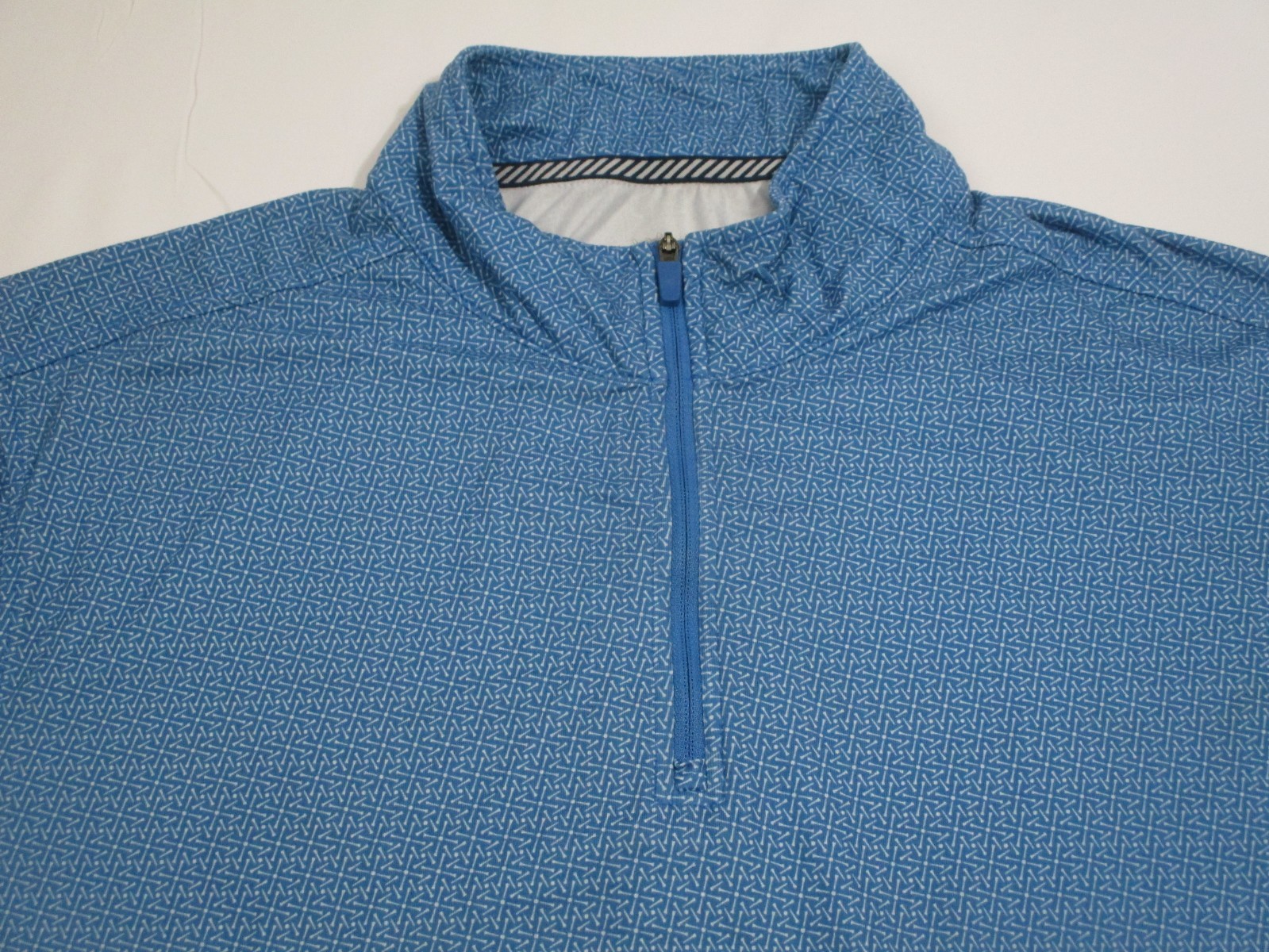 SOUTHERN TIDE Men's LG Polyester Spandex 1/4 Zip Pullover Blue Golf gallery